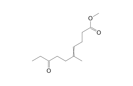 Methyl 5-methyl-8-oxo-4-decenoate