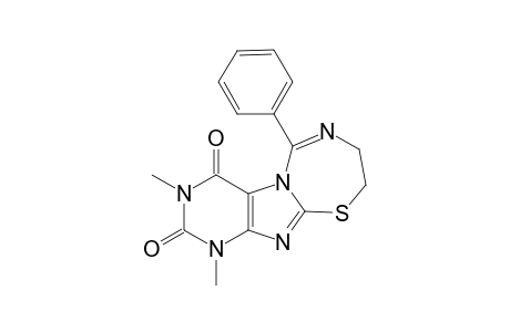 6-Phenyl-1,3-dimethyl-2,4-dioxo-1,2,3,4,8,9-hexahydro[1,3,5]thiadiazepino[3,2-f]purine