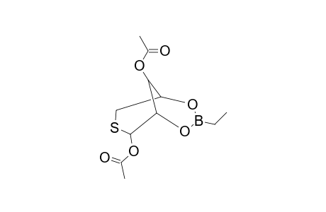 alpha-D-XYLOPYRANOSE, 1,3-DI-O-ACETYL-2,4-O-(ETHYLBORANDIYL)-5-THIO-
