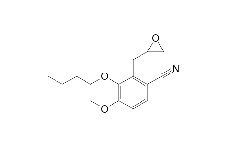 3-Butoxy-4-methoxy-2-oxiranylmethylbenzonitrile