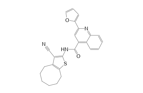 N-(3-cyano-4,5,6,7,8,9-hexahydrocycloocta[b]thien-2-yl)-2-(2-furyl)-4-quinolinecarboxamide