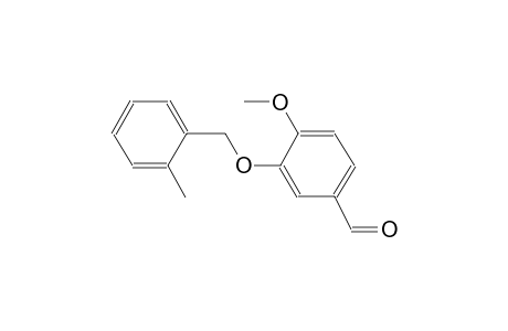 4-methoxy-3-[(2-methylbenzyl)oxy]benzaldehyde