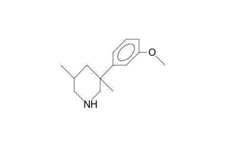 R-3-(3-Methoxy-phenyl)-3,cis-5-dimethyl-piperidine