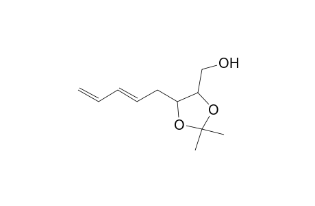(2,2-Dimethyl-5-[(2E)-2,4-pentadienyl]-1,3-dioxolan-4-yl)methanol