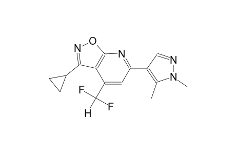 isoxazolo[5,4-b]pyridine, 3-cyclopropyl-4-(difluoromethyl)-6-(1,5-dimethyl-1H-pyrazol-4-yl)-