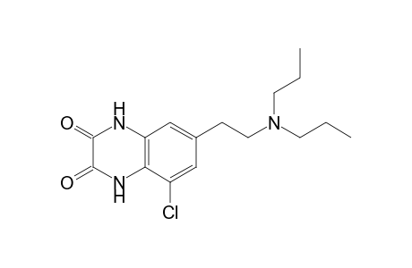5-chloranyl-7-[2-(dipropylamino)ethyl]-1,4-dihydroquinoxaline-2,3-dione