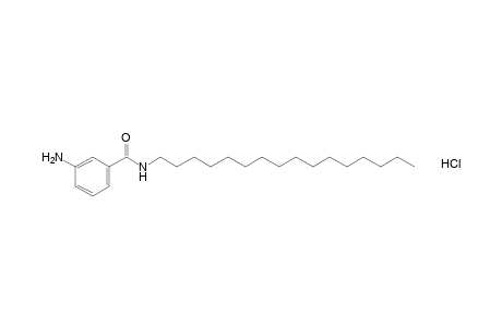 m-amino-N-hexadecylbenzamide, monohydrochloride