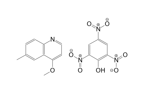 2,4,6-trinitrophenol compound with 4-methoxy-6-methylquinoline (1:1)