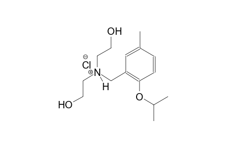 benzenemethanaminium, N,N-bis(2-hydroxyethyl)-5-methyl-2-(1-methylethoxy)-, chloride