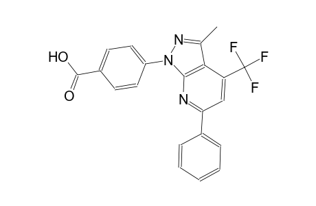 benzoic acid, 4-[3-methyl-6-phenyl-4-(trifluoromethyl)-1H-pyrazolo[3,4-b]pyridin-1-yl]-