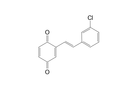 2-[2'-(3"-Chlorophenylethenyl]-1,4-benzoquinone