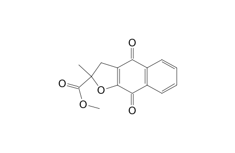 2,3-Dihydro-2-carbomethoxy-2-methylnaphtho[2,3-b]furan-4,9-dione