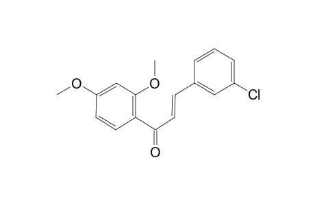 (2E)-3-(3-Chlorophenyl)-1-(2,4-dimethoxyphenyl)-2-propen-1-one
