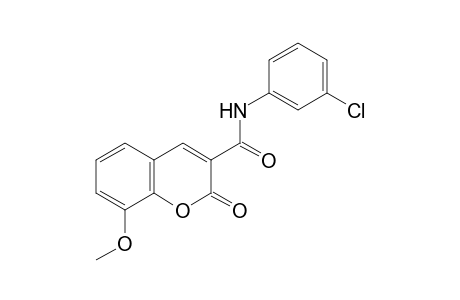 N-(3-Chlorophenyl)-8-methoxy-2-oxo-2H-chromene-3-carboxamide