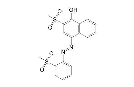 1-Naphthalenol, 2-(methylsulfonyl)-4-[2-[2-(methylsulfonyl)phenyl]diazenyl]-