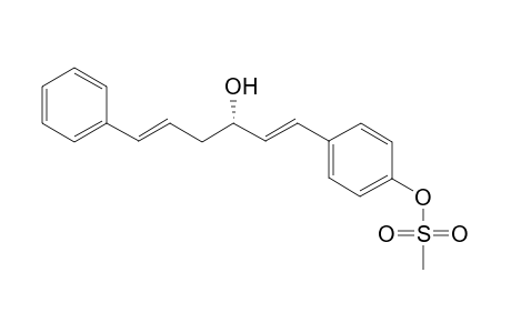 4-{[(1E,5E)-(S)-3-Hydroxy-6-phenylhexa-1,5-dienyl]phenyl] - Methanesulfonate