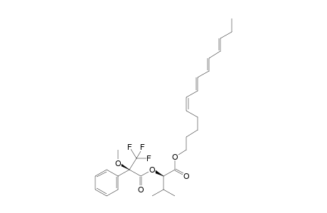 [(5Z,7E,9E,11E)-tetradeca-5,7,9,11-tetraenyl] (2R)-3-methyl-2-[(2R)-3,3,3-trifluoro-2-methoxy-2-phenyl-propanoyl]oxy-butanoate