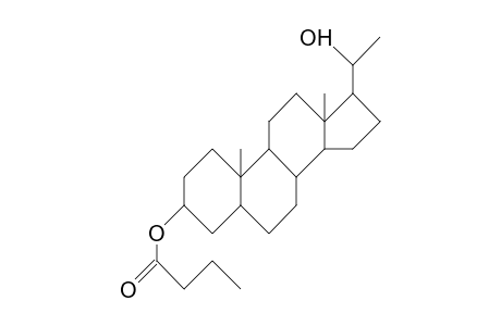 5a-Pregnan-3b,20b-diol 3b-butyryl ester