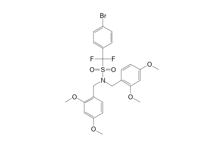 N,N-BIS-(2,4-DIMETHOXYBENZYL)-1,1-DIFLUORO-1-(4-BROMOPHENYL)-METHANESULFONAMIDE