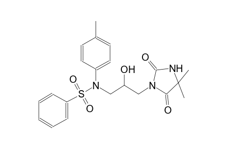 benzenesulfonamide, N-[3-(4,4-dimethyl-2,5-dioxo-1-imidazolidinyl)-2-hydroxypropyl]-N-(4-methylphenyl)-