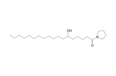 Pyrrolidine, 1-(6-hydroxy-1-oxooctadecyl)-
