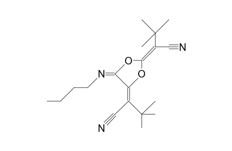 Butanenitrile, 2,2'-[5-(butylimino)-1,3-dioxolane-2,4-diylidene]bis[3,3-dimethyl-