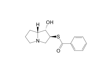 Benzenecarbothioic acid, S-(hexahydro-1-hydroxy-1H-pyrrolizin-2-yl) ester, (1.alpha.,2.beta.,7a.beta.)-(.+-.)-