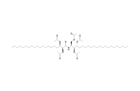 (2S, 3S, 4R, 2'S, 3'R)-2-[N-(2',3'-Diacetoxyeicosanoyl)amino]-1,3,4-triacetoxydocosane