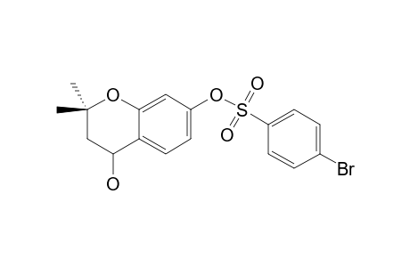 7-PARA-BROMOBENZENESULFONYLOXY-2,2-DIMETHYL-4-HYDROXY-CHROMANONE