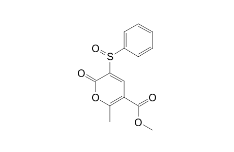 5-METHOXYCARBONYL-6-METHYL-3-PHENYLSULFINYL-2-PYRONE