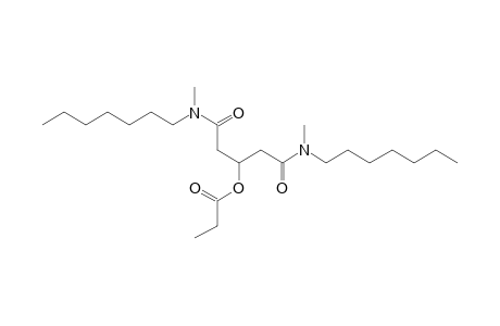 3-[Heptyl(methyl)amino]-1-(2-[heptyl(methyl)amino]-2-oxoethyl)-3-oxopropyl propionate