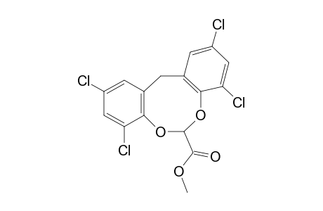 2,4,8,10-tetrachloro-12H-dibenzo[d,g][1,3]dioxocin-6-carboxylic acid, methyl ester