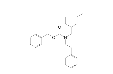 Carbonic acid, monoamide, N-(2-phenylethyl)-N-(2-ethylhexyl)-, benzyl ester