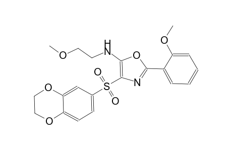 5-oxazolamine, 4-[(2,3-dihydro-1,4-benzodioxin-6-yl)sulfonyl]-N-(2-methoxyethyl)-2-(2-methoxyphenyl)-