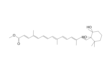 10'-Apo-.beta.,.psi.-carotenoic acid, 5,6-dihydro-5,6-dihydroxy-, methyl ester, (5R,6R)-