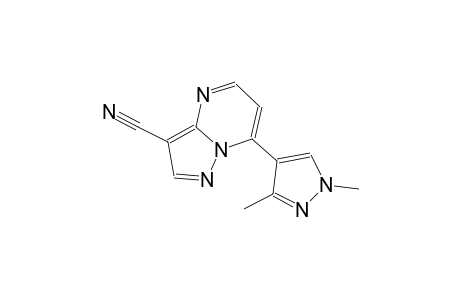 7-(1,3-dimethyl-1H-pyrazol-4-yl)pyrazolo[1,5-a]pyrimidine-3-carbonitrile