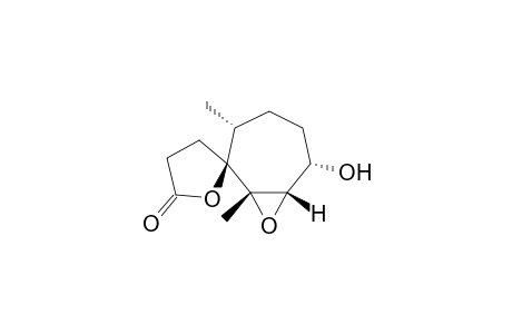 (1S,2S,5R,6S,7S)-2-hydroxy-5,7-dimethyl-2'-spiro[8-oxabicyclo[5.1.0]octane-6,5'-oxolane]one
