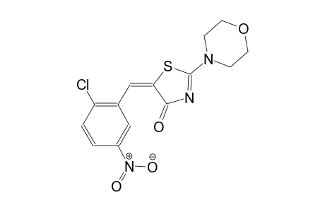 (5E)-5-(2-chloro-5-nitrobenzylidene)-2-(4-morpholinyl)-1,3-thiazol-4(5H)-one