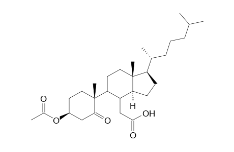 3.beta.-Acetoxy-5-oxo-5,6-secocholestan-6-oic acid