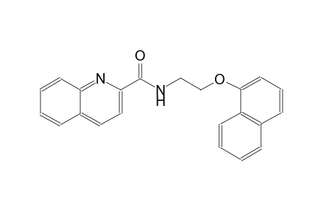 N-[2-(1-naphthyloxy)ethyl]-2-quinolinecarboxamide