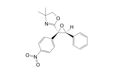 4,4-Dimethyl-2-[(2R,3S)-2-(4-nitrophenyl)-3-phenyl-2-oxiranyl]-5H-oxazole