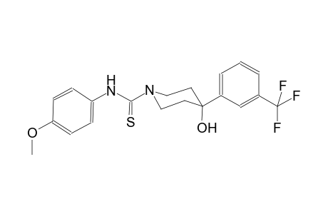 1-piperidinecarbothioamide, 4-hydroxy-N-(4-methoxyphenyl)-4-[3-(trifluoromethyl)phenyl]-