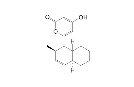 3-Methyl-2-(4-hydtoxy-2-oxo-2H-pyran-6-yl)bicyclo[4.4.0]dec-4-ene
