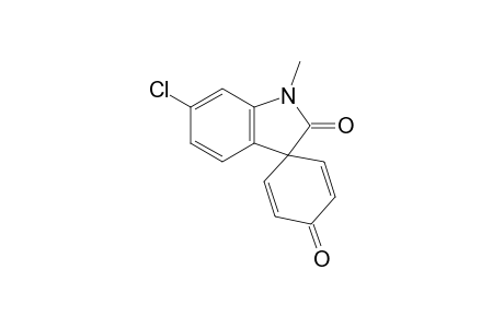 6'-Chloro-1'-methyl-4H-spiro[cyclohexa-2,5-diene-1,3'-indol]-2',4(1'H)-dione
