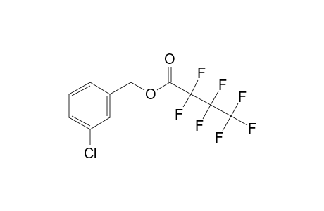 3-Chlorobenzyl alcohol, heptafluorobutyrate