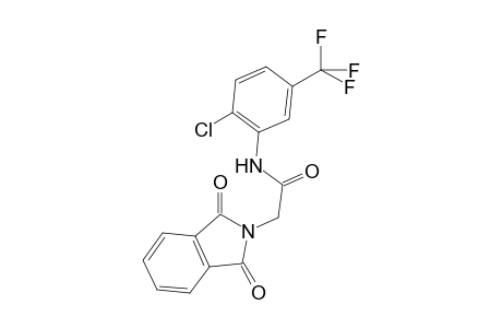 N-[2-Chloro-5-(trifluoromethyl)phenyl]-2-(1,3-dioxo-1,3-dihydro-2H-isoindol-2-yl)acetamide