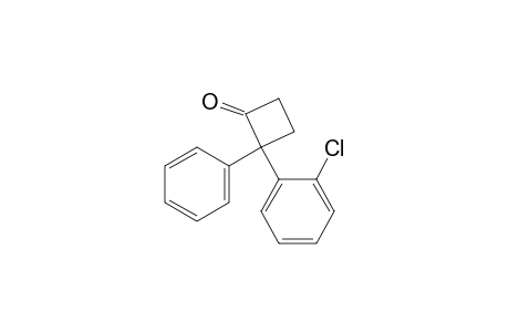 2-(2-chlorophenyl)-2-phenyl-1-cyclobutanone