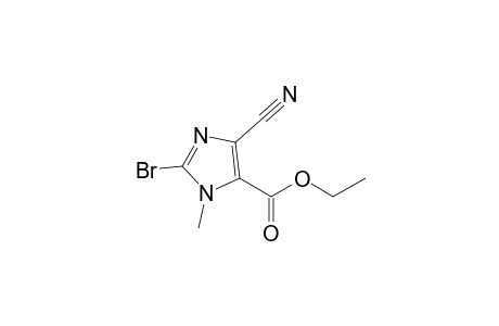 Ethyl 2-bromo-4-cyano-1-methyl-5-imidazolecarboxylate