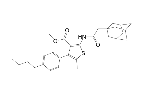 methyl 2-[(1-adamantylacetyl)amino]-4-(4-butylphenyl)-5-methyl-3-thiophenecarboxylate