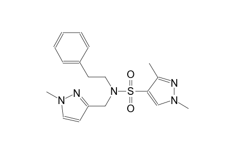 1H-pyrazole-4-sulfonamide, 1,3-dimethyl-N-[(1-methyl-1H-pyrazol-3-yl)methyl]-N-(2-phenylethyl)-
